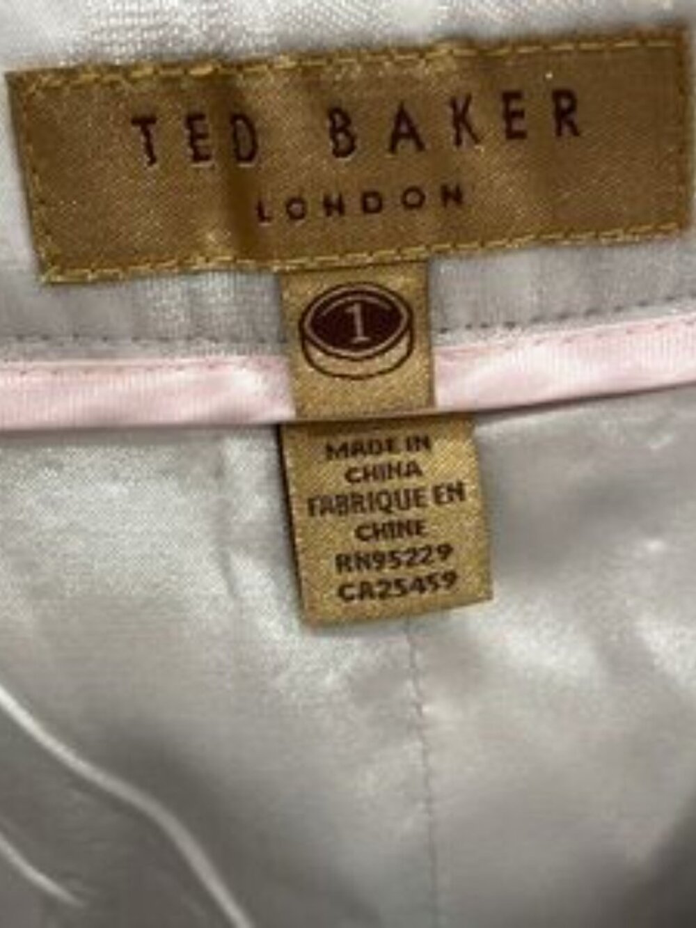 Ted Baker Working Title Light Grey Pants - Picture 13 of 13